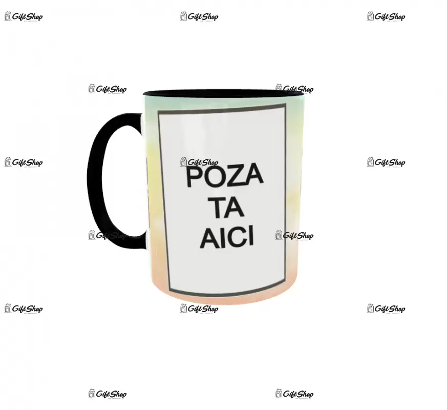 Cana, personalizata cu poza si text, 330ml, model 3308