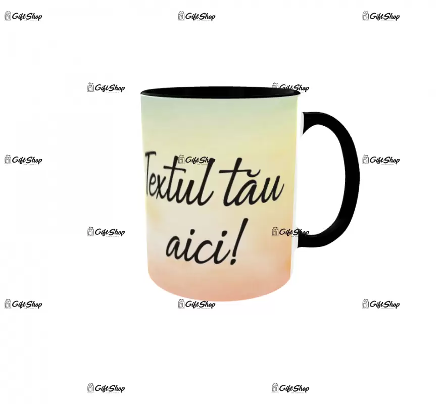 Cana, personalizata cu poza si text, 330ml, model 3308