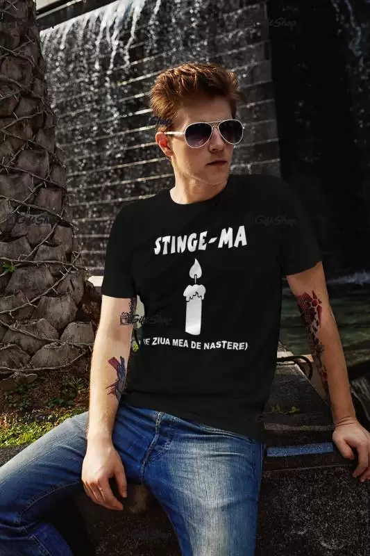 Stinge-ma ..., tricou cu mesaj