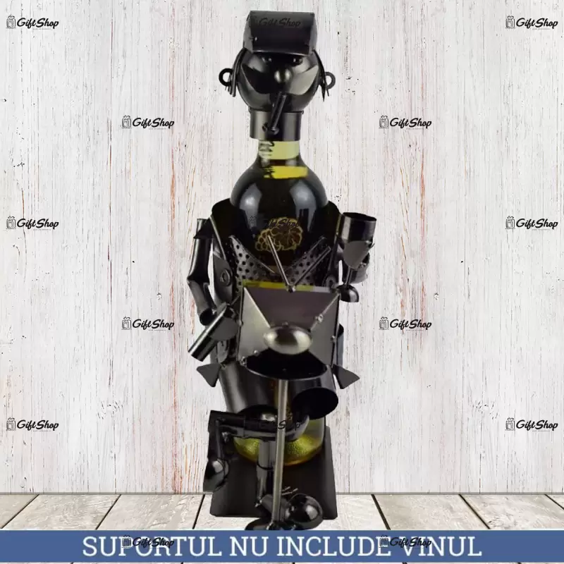 Suporter, suport pentru vin realizat din metal