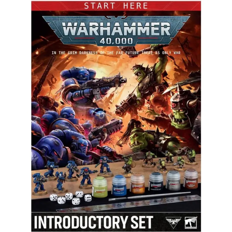 Introductory set, warhammer 40,000, 11th edition english, games workshop, model 40-04