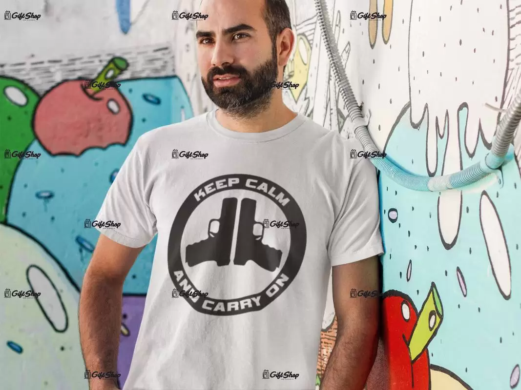 Keep calm and ..., tricou cu mesaj