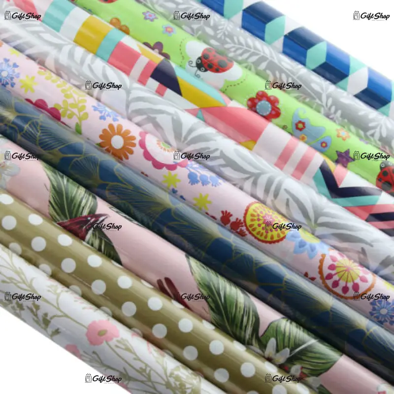 Hartie pentru ambalat cadouri 200×70 cm