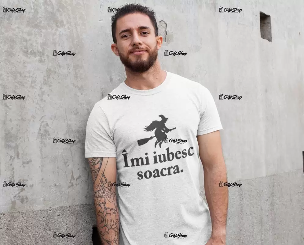 Imi iubesc soacra, tricou cu mesaj b
