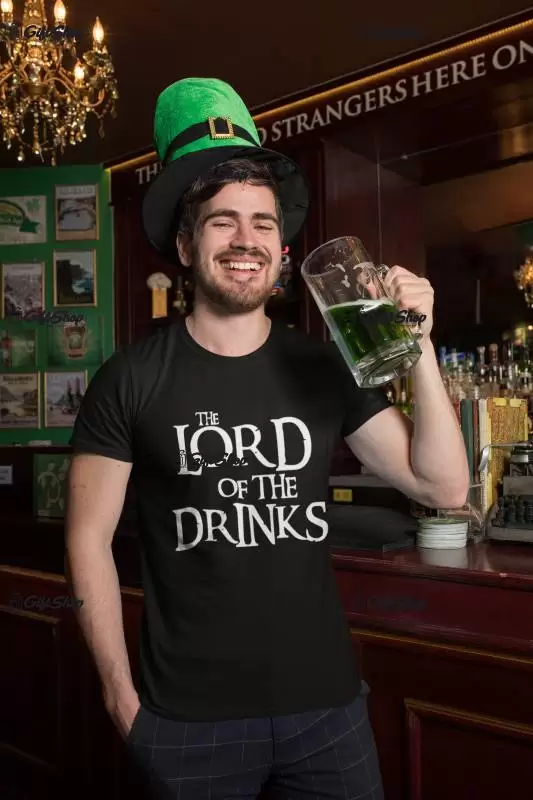 The lord of the drinks, tricou cu mesaj