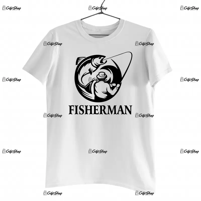 Fisherman, tricou cu mesaj