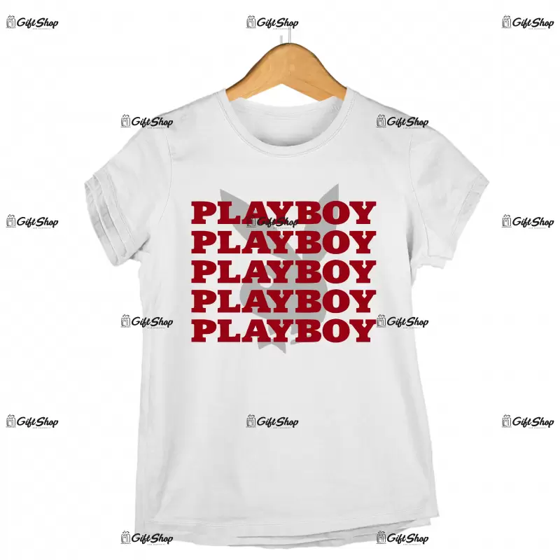 Playboy , tricou cu mesaj