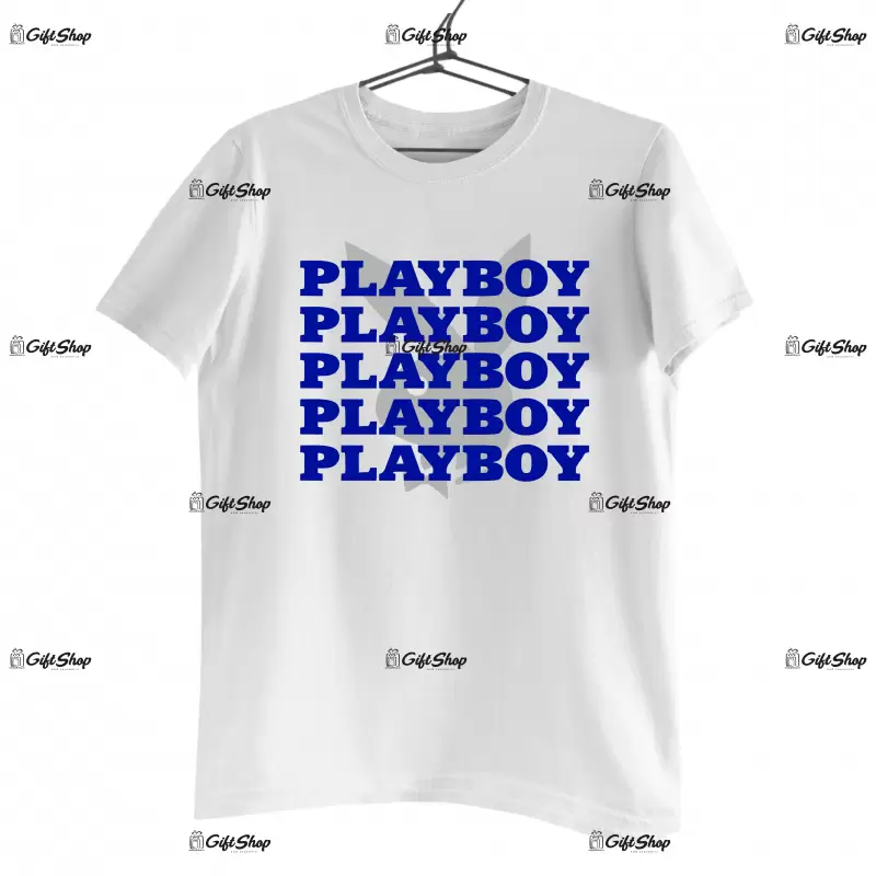 Playboy , tricou cu mesaj