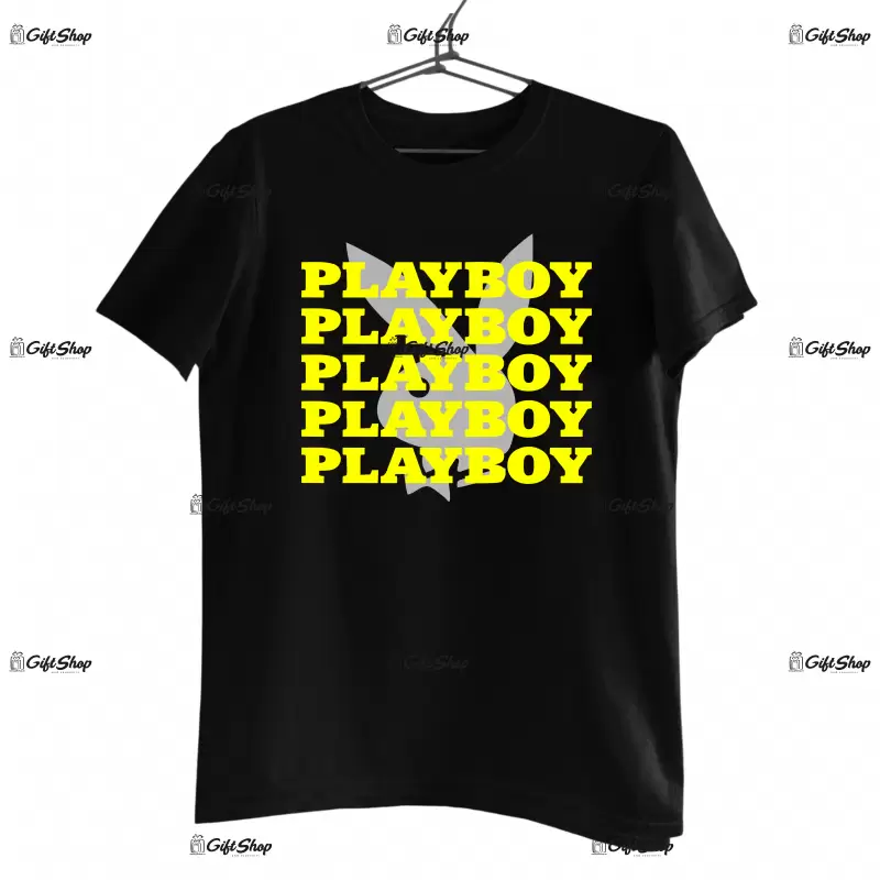 Playboy , tricou cu mesaj