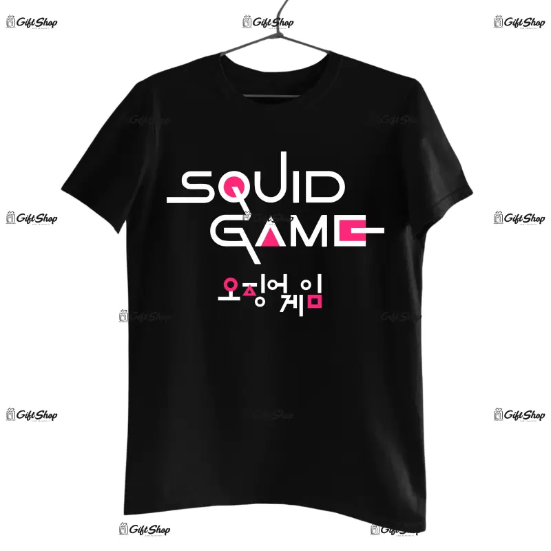 Squid game, tricou cu mesaj