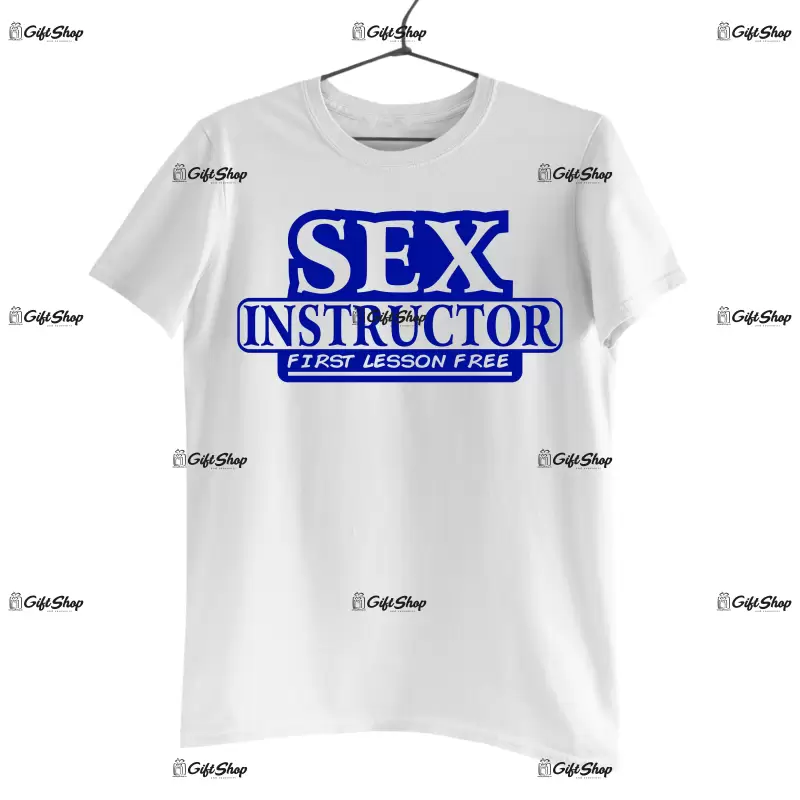 Sex instructor, tricou cu mesaj