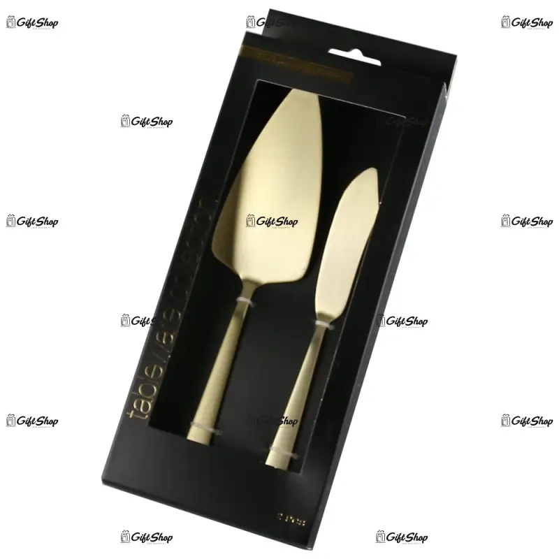 Set pentru tort din din inox, acoperire pvd, excellent houseware