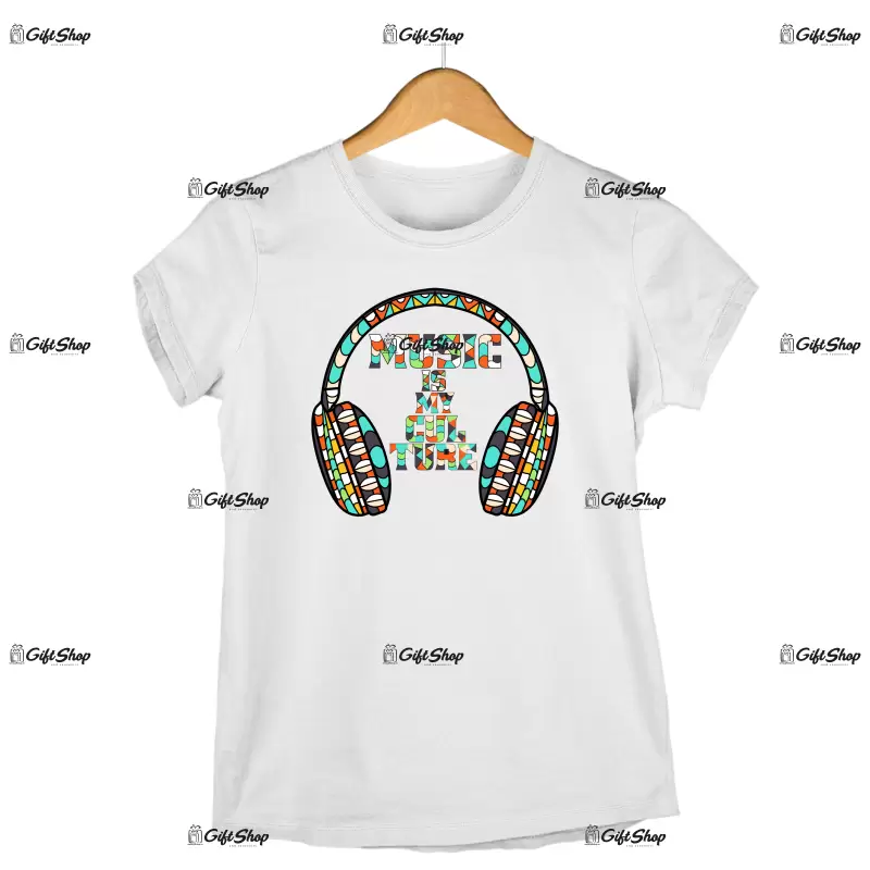 Music is my culture, tricou cu mesaj