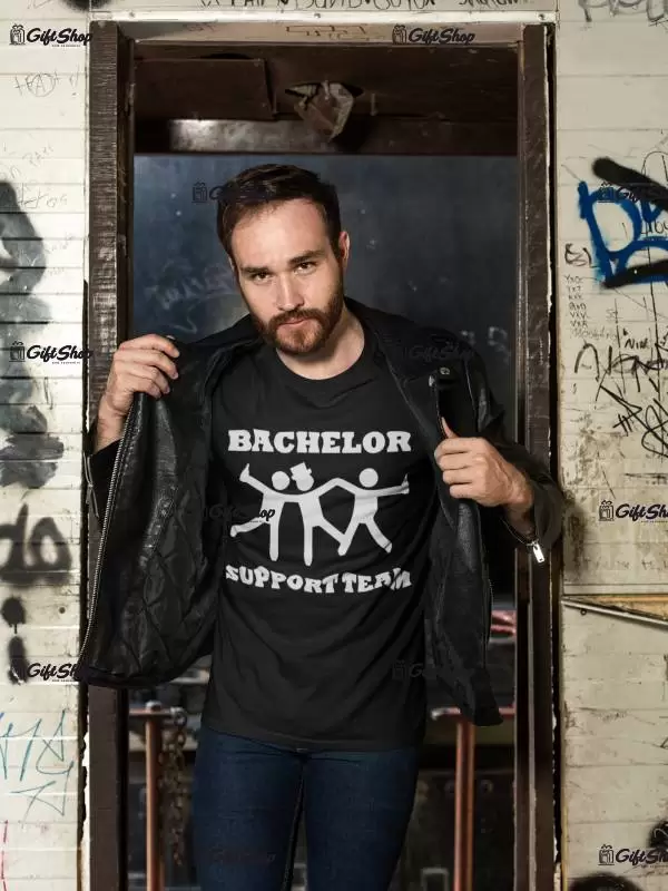 Bachelor support team, tricou cu mesaj