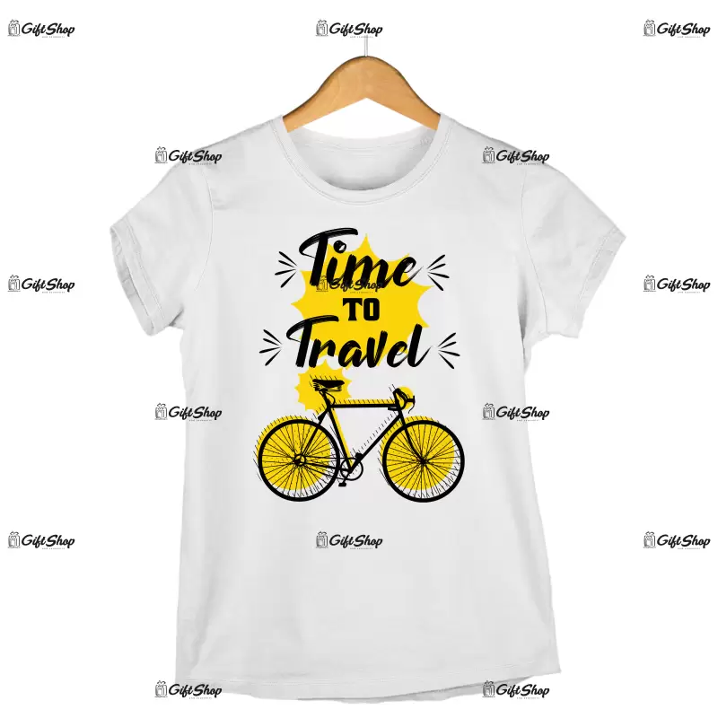 Time to travel, tricou cu mesaj