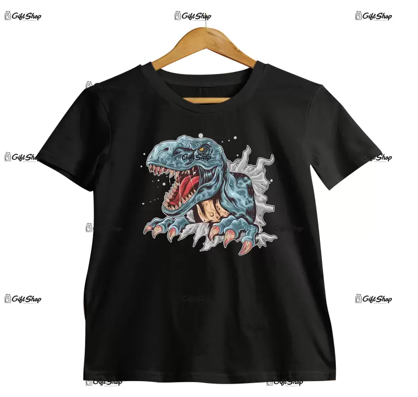 T-rex, tricou cu mesaj