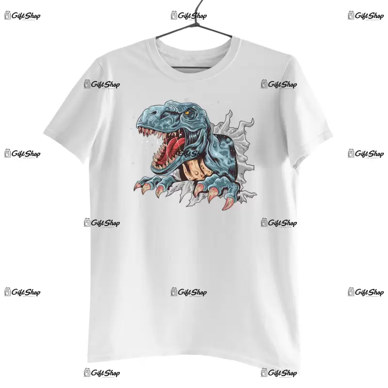 T-rex, tricou cu mesaj