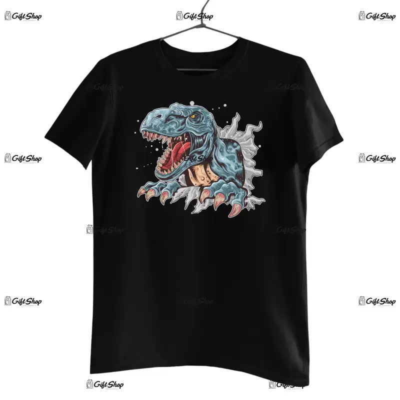T-rex, tricou cu mesaj