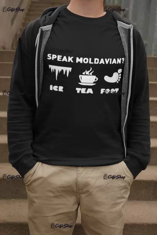 Speak moldavian?, tricou cu mesaj
