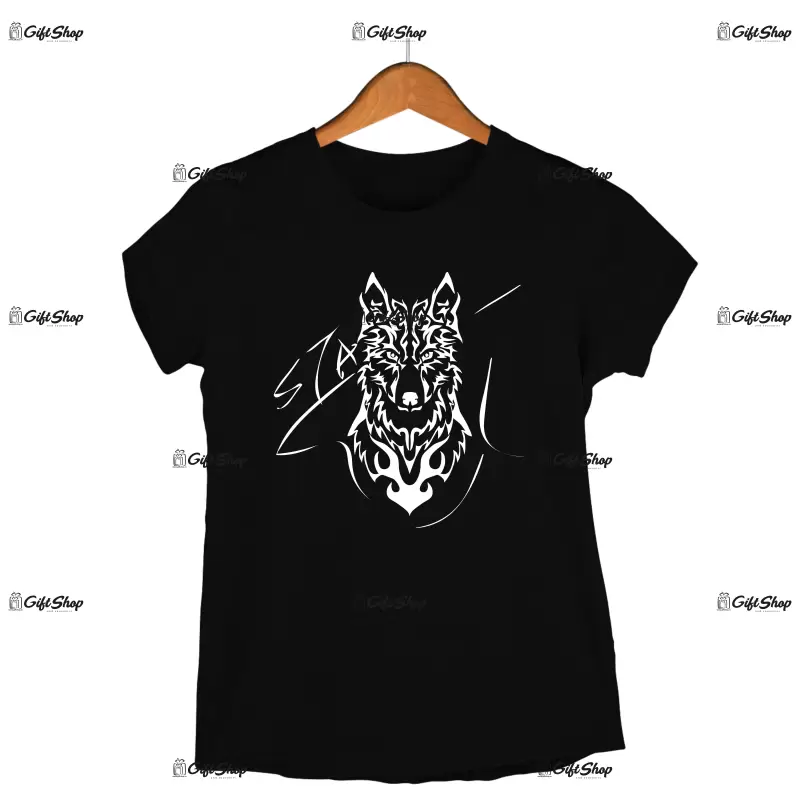 Wolf, tricou cu mesaj
