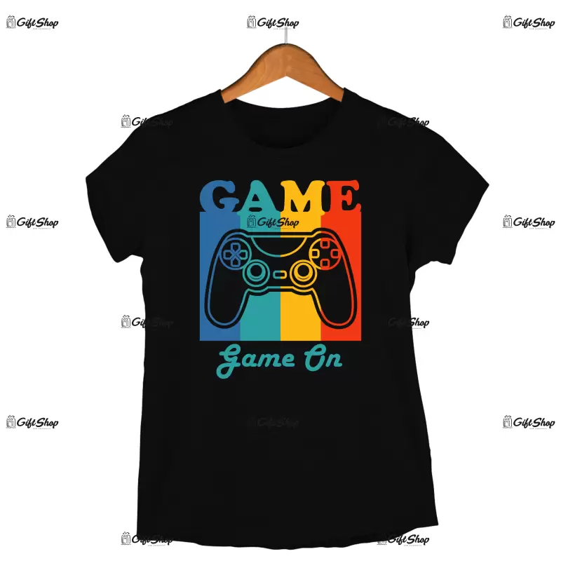 Game on, tricou cu mesaj