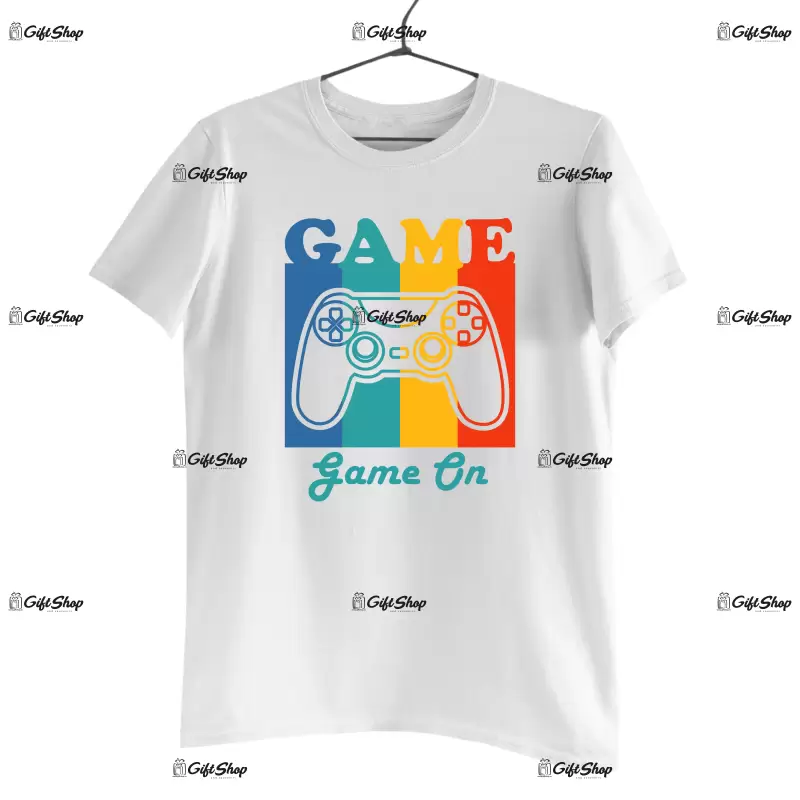 Game on, tricou cu mesaj