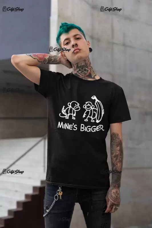 Mine`s bigger, tricou cu mesaj
