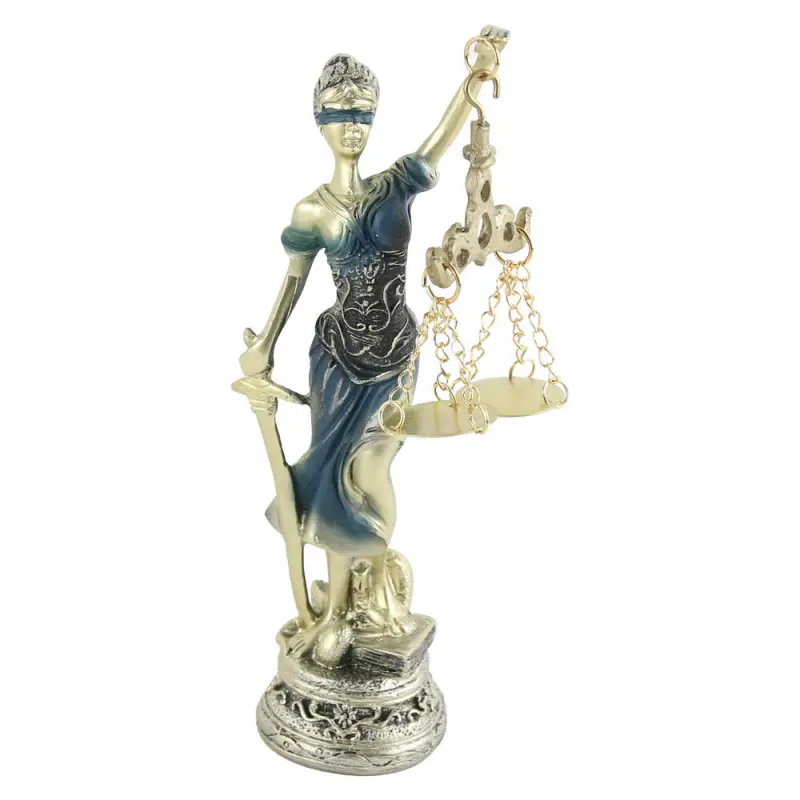 Statueta justice din rasina 18 cm
