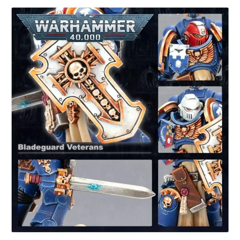 Space marines bladeguard veterans, warhammer 40000, games workshop, model 48-44