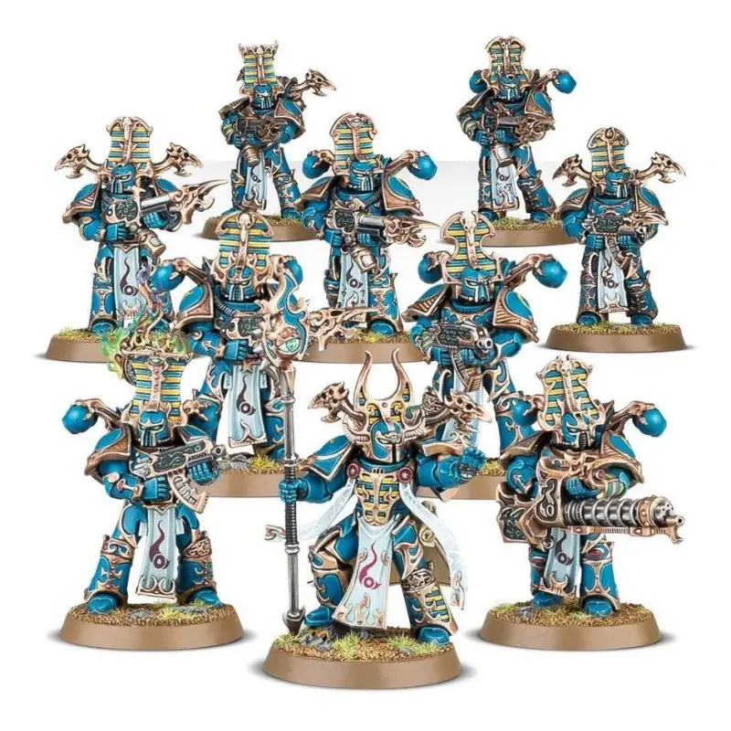 Thousand sons: rubric marines, warhammer 40000, games workshop, model 43-35