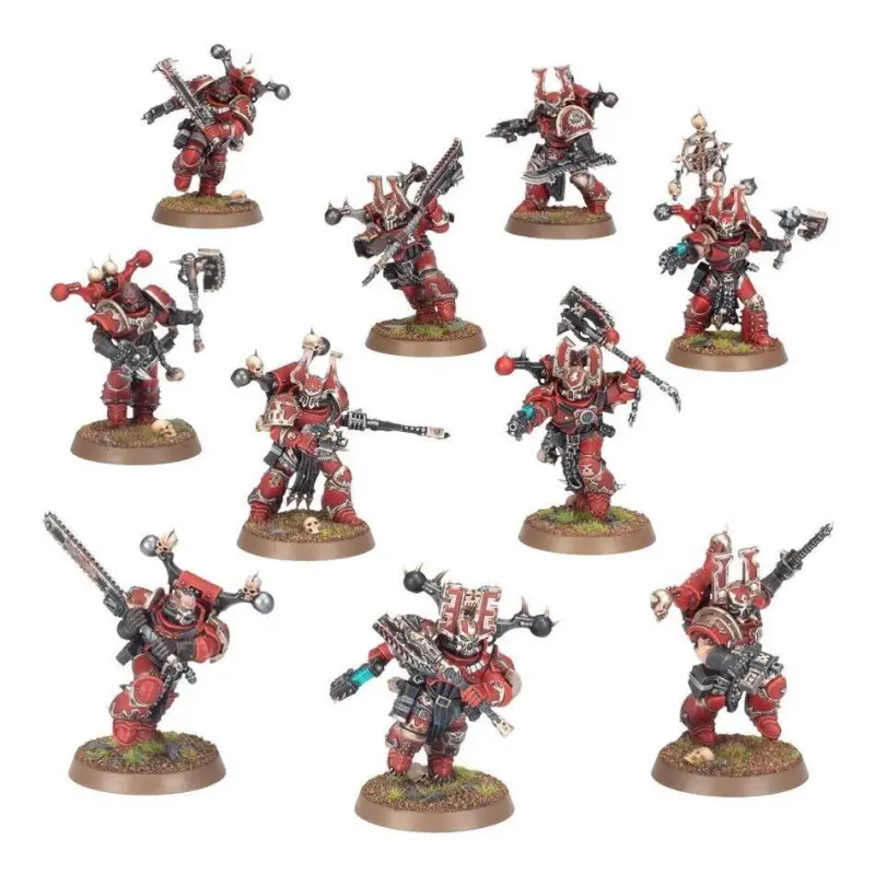 World eaters: khorne berserkers, warhammer 40000, games workshop, model 43-10