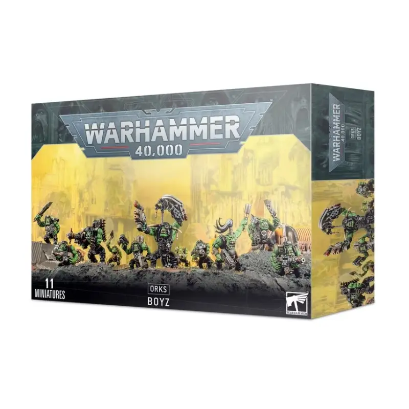 Orks: boyz, warhammer 40000, games workshop, model 50-10