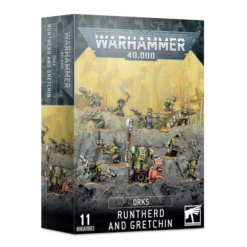 Orks: runtherd and gretchin, warhammer 40000, games workshop, model 50-16