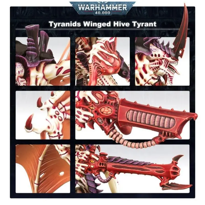 Tyranids: winged hive tyrant, warhammer 40000, games workshop, model 51-08