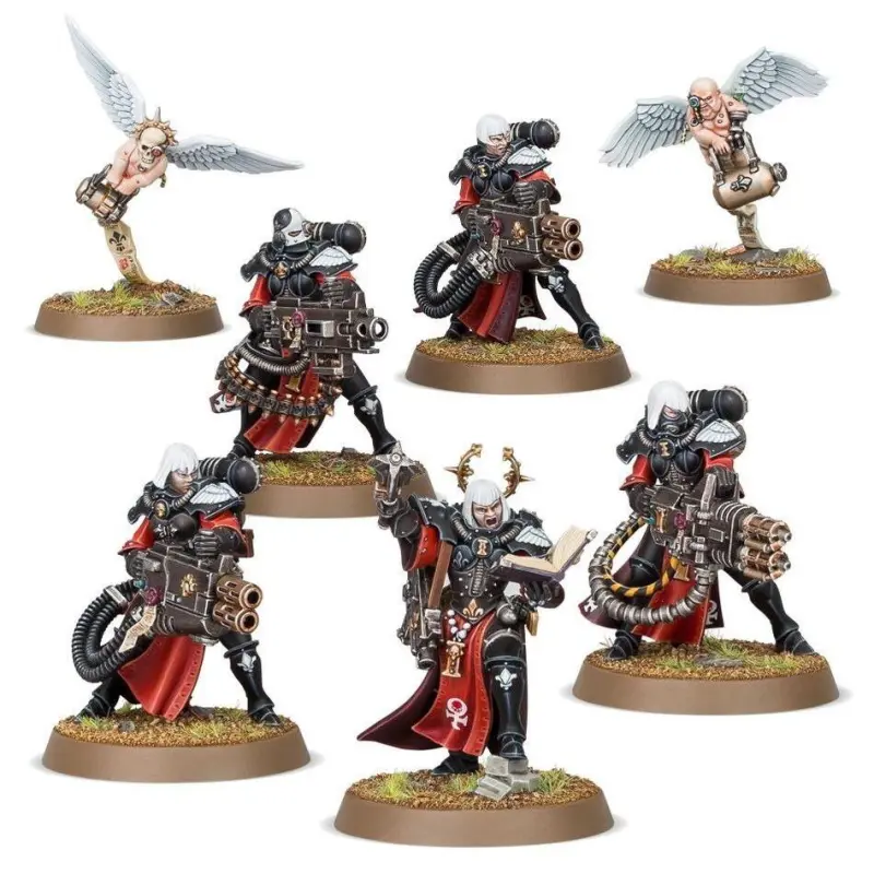 Adepta sororitas: retributor squad, warhammer 40000, games workshop, model 52-25