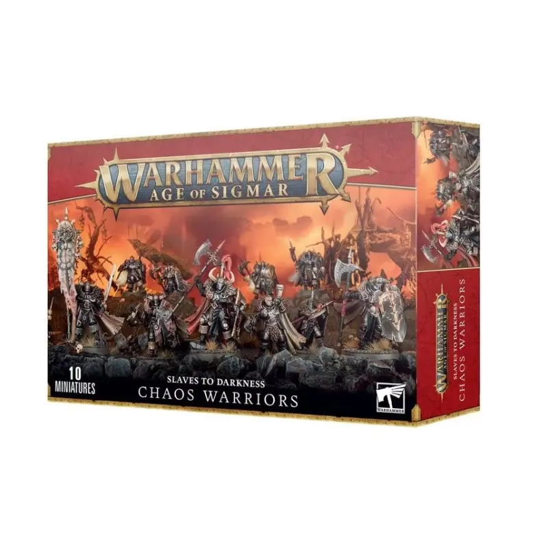 Slaves to darkness: chaos warriors, age o sigmar, games workshop, model 83-06
