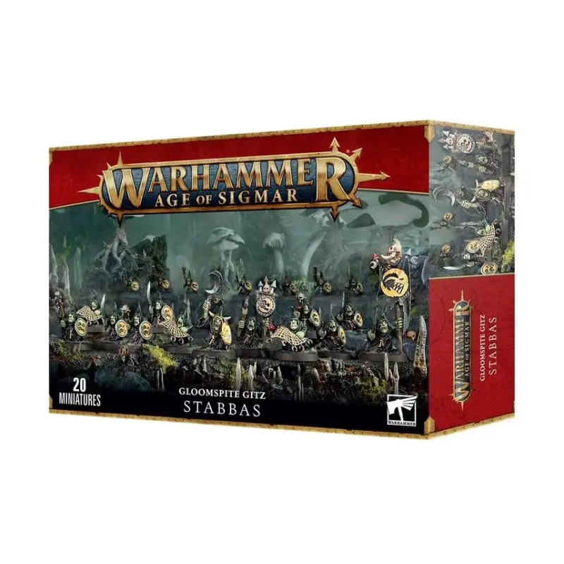 Gloomspite gitz: moonclan stabbas, age o sigmar, games workshop, model 89-07