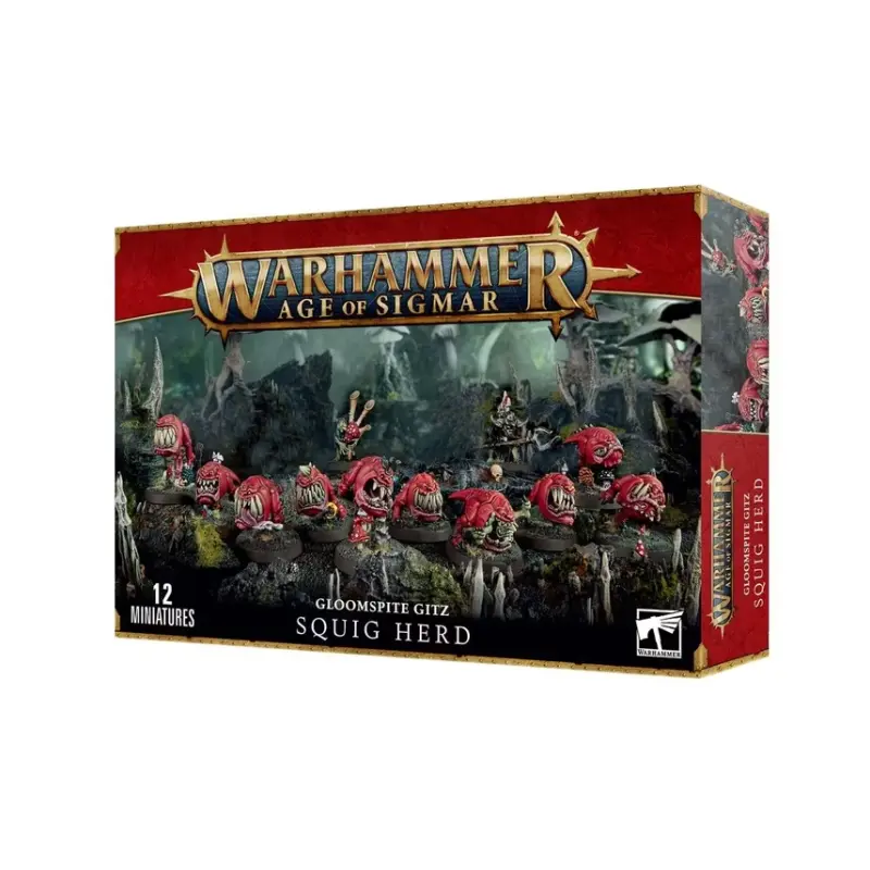 Gloomspite gitz: squig herd, age o sigmar, games workshop, model 89-48