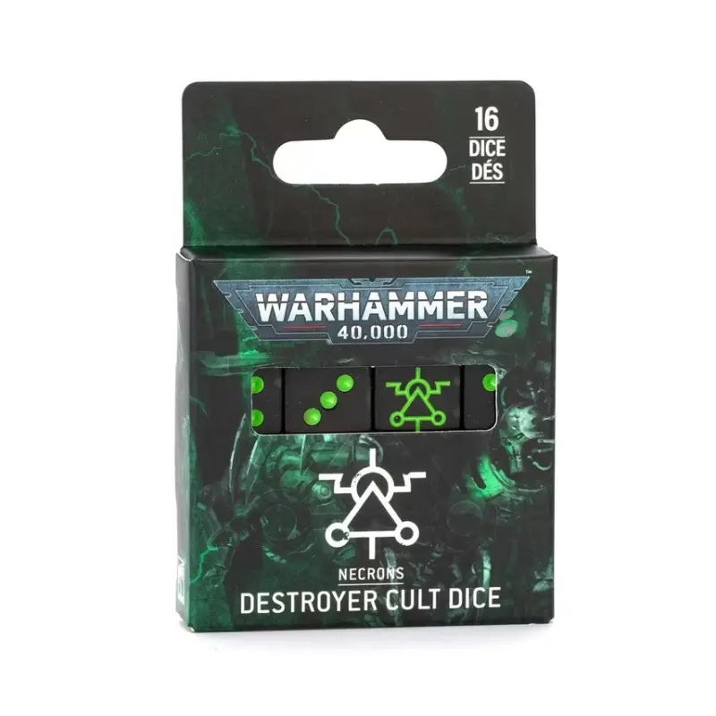 Necrons: destroyer cult dice, model 49-47