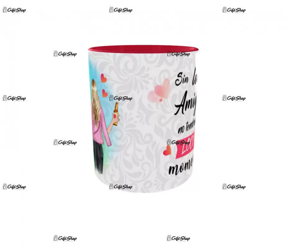 Best friends, cana din ceramica, 330ml, model 2