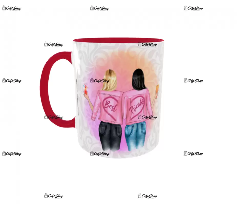 Best friends, cana din ceramica, 330ml, model 2a
