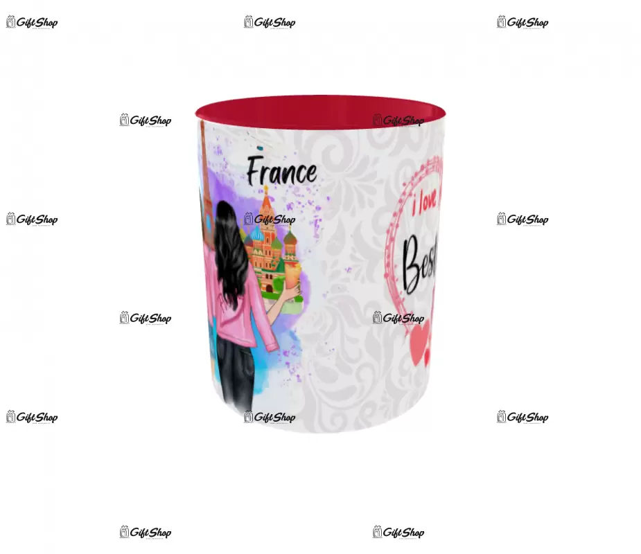 Best friends, cana din ceramica, 330ml, model 3