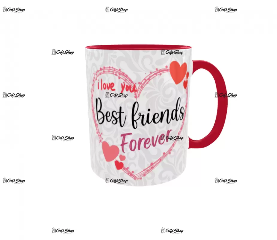Best friends, cana din ceramica, 330ml, model 3