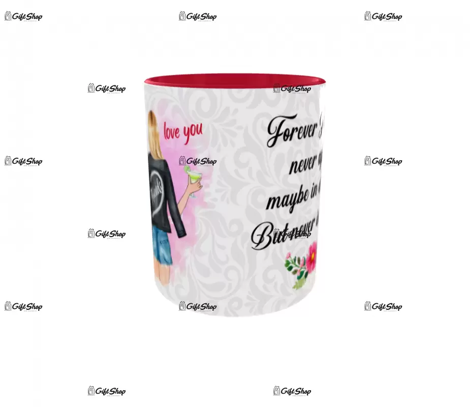 Best friends, cana din ceramica, 330ml, model 6
