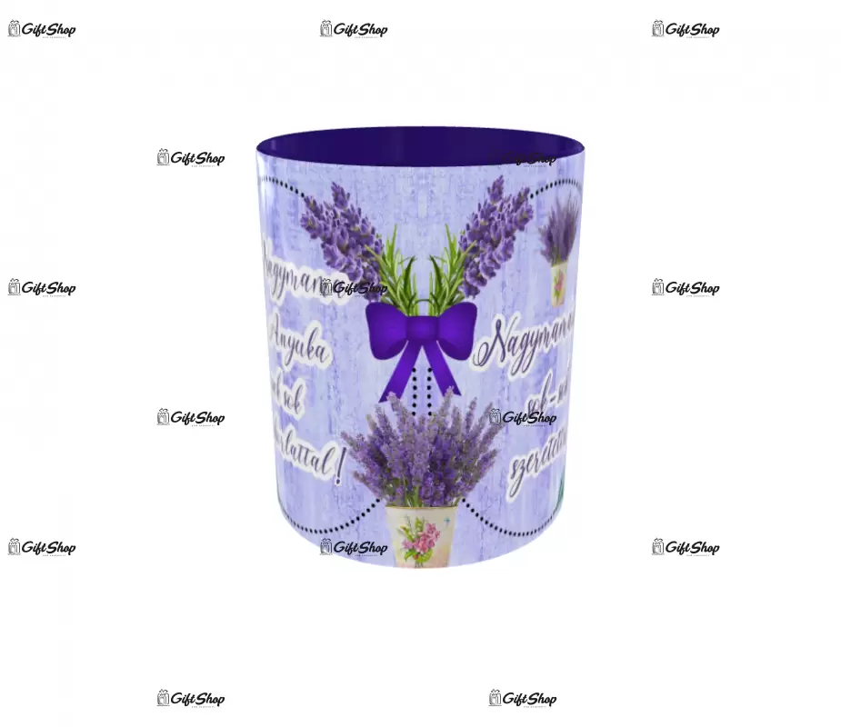 Nagymamamnak sok sok szeretettel, cana din ceramica, 330ml, model 1