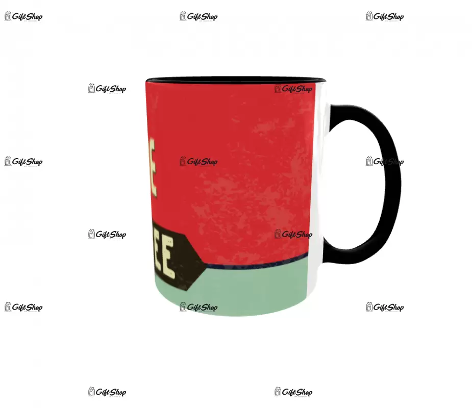 The time is coffee, cana din ceramica, 330ml, model 1
