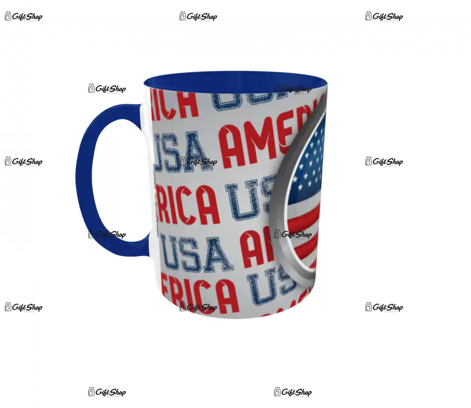 America usa, cana din ceramica, 330ml, model 1