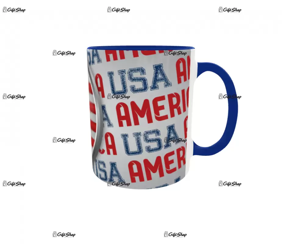 America usa, cana din ceramica, 330ml, model 1