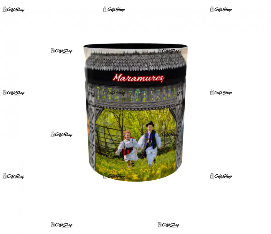 Maramures, cana din ceramica, 330ml, model 4