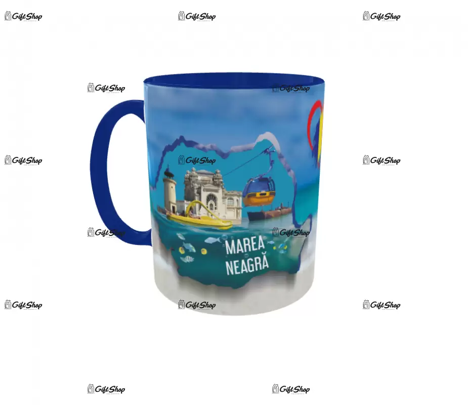 Marea neagra, cana din ceramica, 330ml, model 1